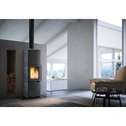 Wood stove Palazzetti Eva S 8 Kw with heat accumulator