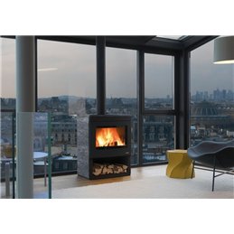 Stufa a legna Palazzetti Nicole Twister Flue 9Kw