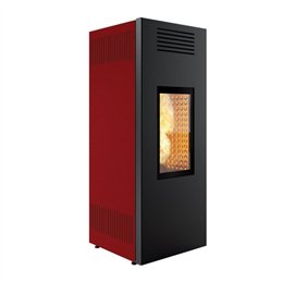 Stufa a pellet Caminetti Montegrappa NOIR NIS9 EVO WIFI uscita