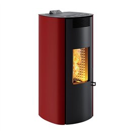 Stufa a pellet Caminetti Montegrappa BOMA NIS9 EVO WIFI uscita