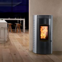 Pellet stove Caminetti Montegrappa RONDE EVO2 NX10 Ducted 3
