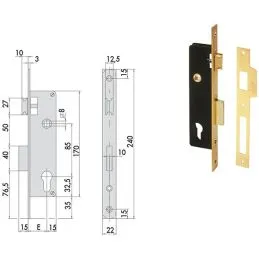 Cisa 5C011 mortise lock for doors
