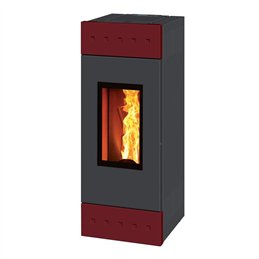 Stufa a pellet Caminetti Montegrappa TILE NIS9 EVO WIFI uscita
