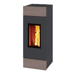 Stufa a pellet Caminetti Montegrappa TILE NIS9 EVO WIFI uscita