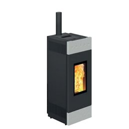 Stufa a pellet Caminetti Montegrappa TILE NIS9 EVO WIFI uscita
