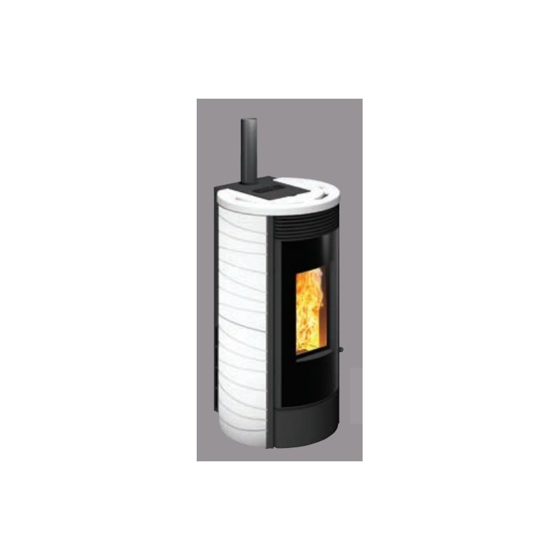 Pellet stove Caminetti Montegrappa GASSA EVO NIS10 smoke outlet