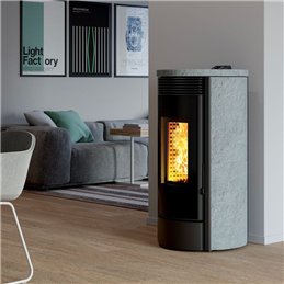 Stufa a pellet Caminetti Montegrappa MURA NIS9 EVO WIFI uscita