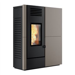 Stufa a pellet Slim Caminetti Montegrappa SUONO SXS 12,5 Kw 5