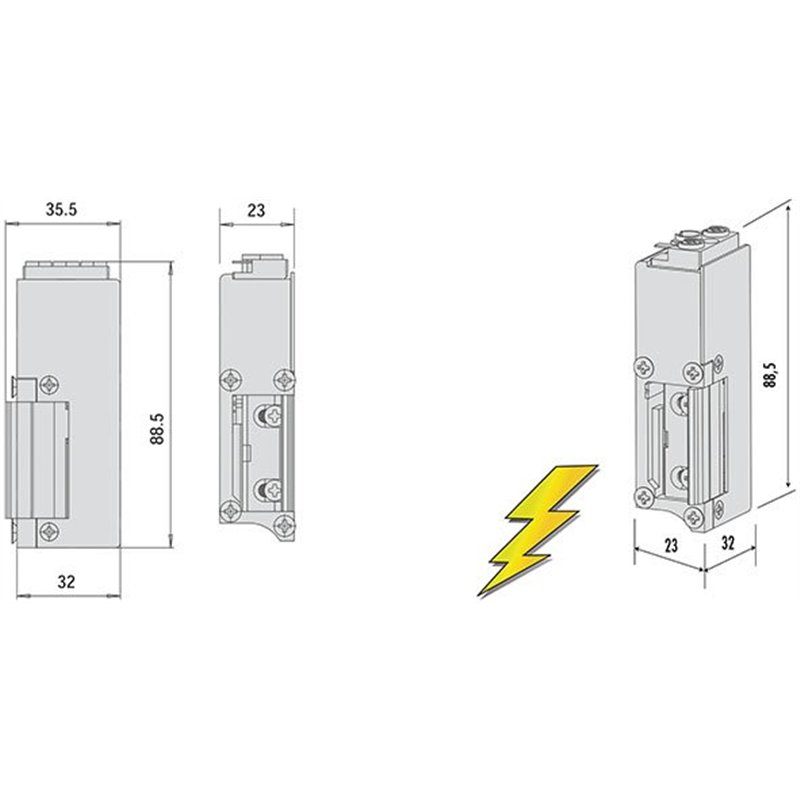 Cisa 15300 electric strike for mortise locks