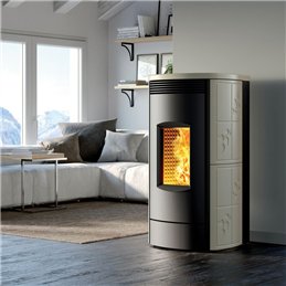Pellet stove Caminetti Montegrappa ALPINA MX16 E ducted 3