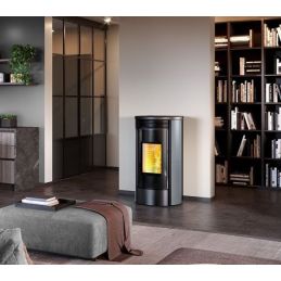 Self-cleaning pellet heating stove Caminetti Montegrappa MARRA
