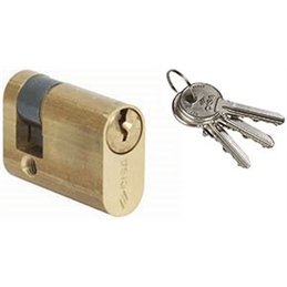 Mezzo cilindro ovale Cisa 08220.02.0 ottone
