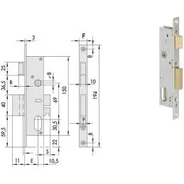 Cisa 44221 lock threading for upright
