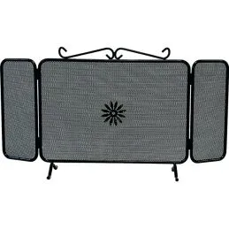 Parascintille per camini con ante cm.80x42H
