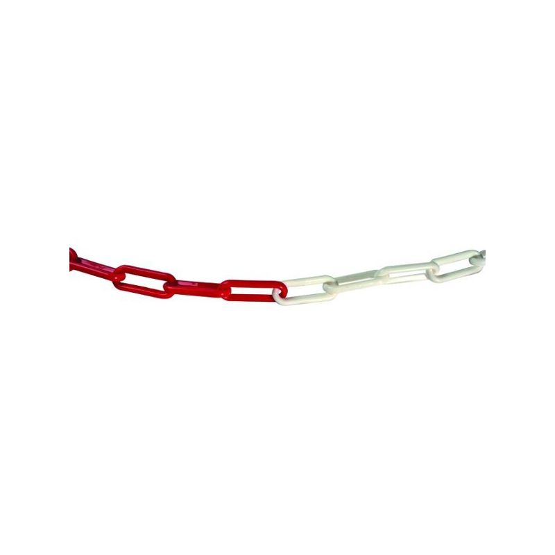 Two-tone white/red plastic chain 6X20X30 (mt.25)