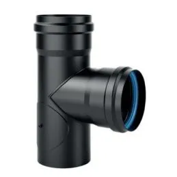 90 ° T fitting with inspection SPT9I DESIGN PELLET in steel