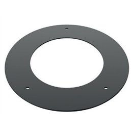 Rosone copriforo ellittico 45° SPRS45E DESIGN PELLET in acciaio