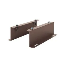 Coppia alette di supporto piastra base KCPC ISO25 RUSTY Canna