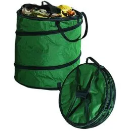 Sacco raccogli foglie in tela 55x65 pieghevole