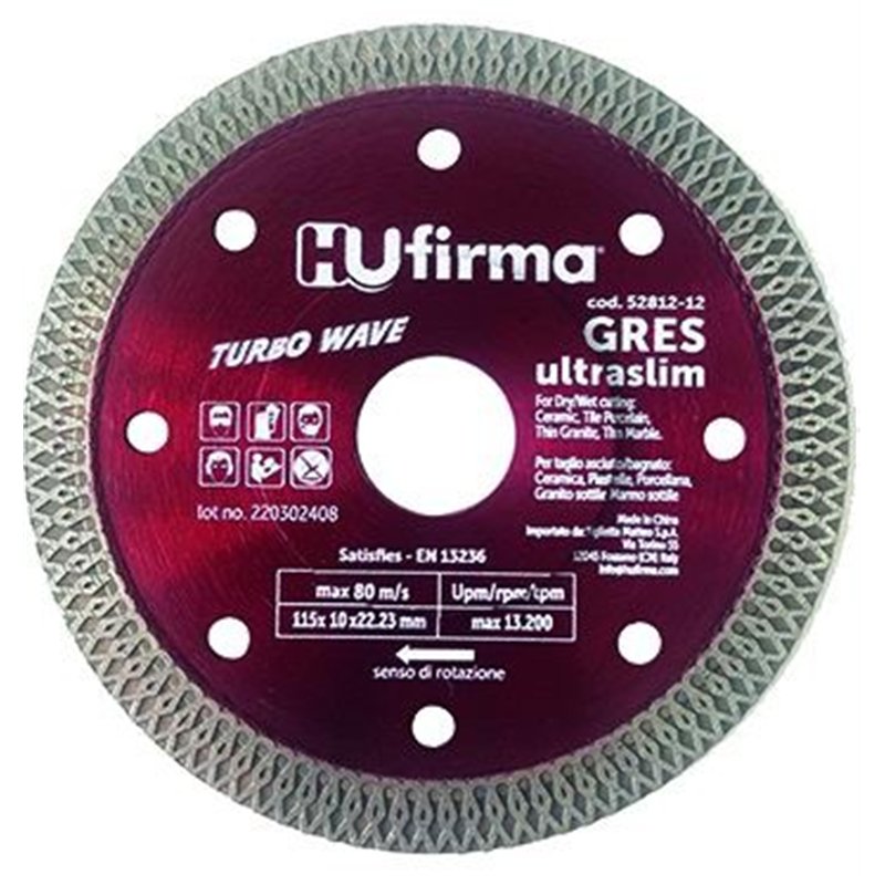 Diamond disc HU-Firma GRES d.115mm