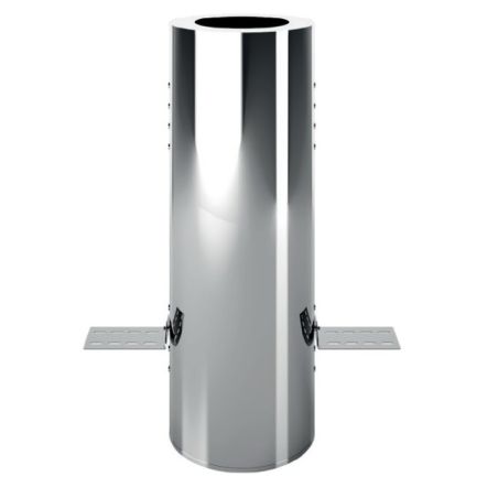 Passaggio a tetto in legno Zero-Fire 70 cm in acciaio inox