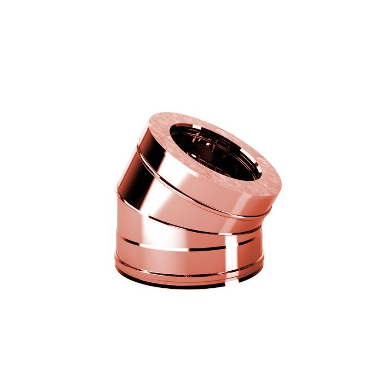 Curve 30 ° R5C3 ISO50 Copper Double wall flue