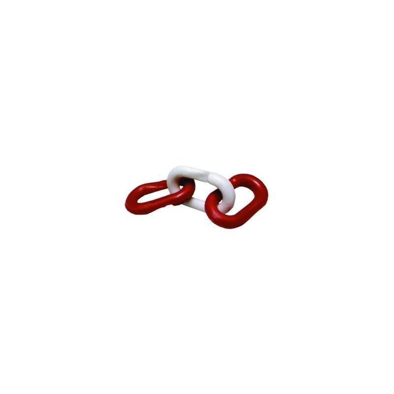 Anelli giunzione per catena bicolore bianca/rosso 10 pezzi