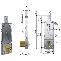 PREFER B561 up-and-over shutter lock