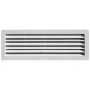 Rectangular plastic ventilation grille 370x130