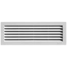 Griglia ventilazione da incasso in plastica rettangolare 370x130