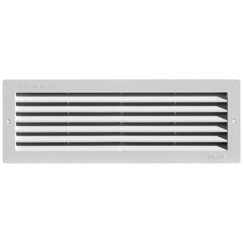 Griglia ventilazione da incasso in plastica rettangolare 370x130