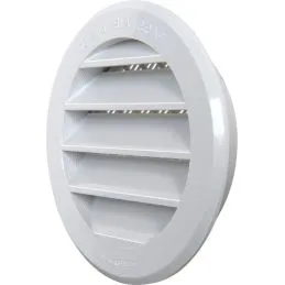 Griglia ventilazione da incasso in plastica tonda