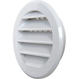 Round plastic built-in ventilation grille