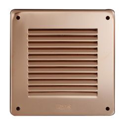 Rectangular copper ventilation grille 140X140