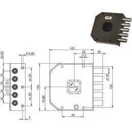 Serratura di sicurezza MOIA A411 (Antonioli/Auno Formula 111
