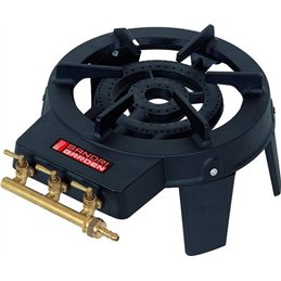 CAST IRON 9 Kw gas cooker with 3 taps