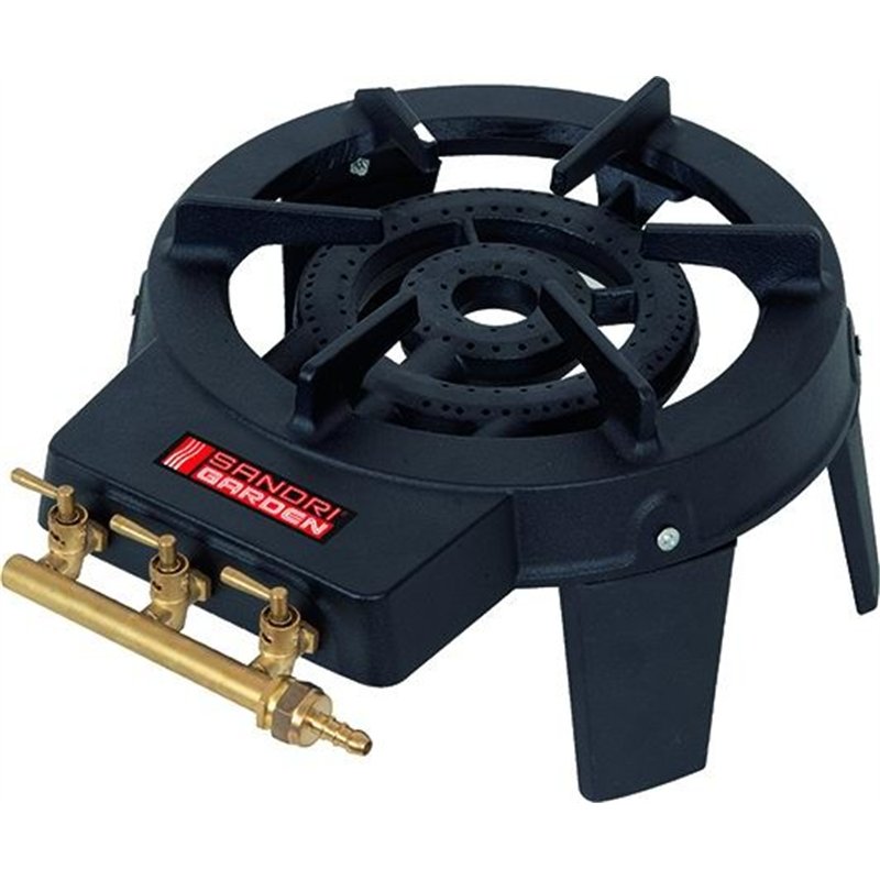 CAST IRON 9 Kw gas cooker with 3 taps
