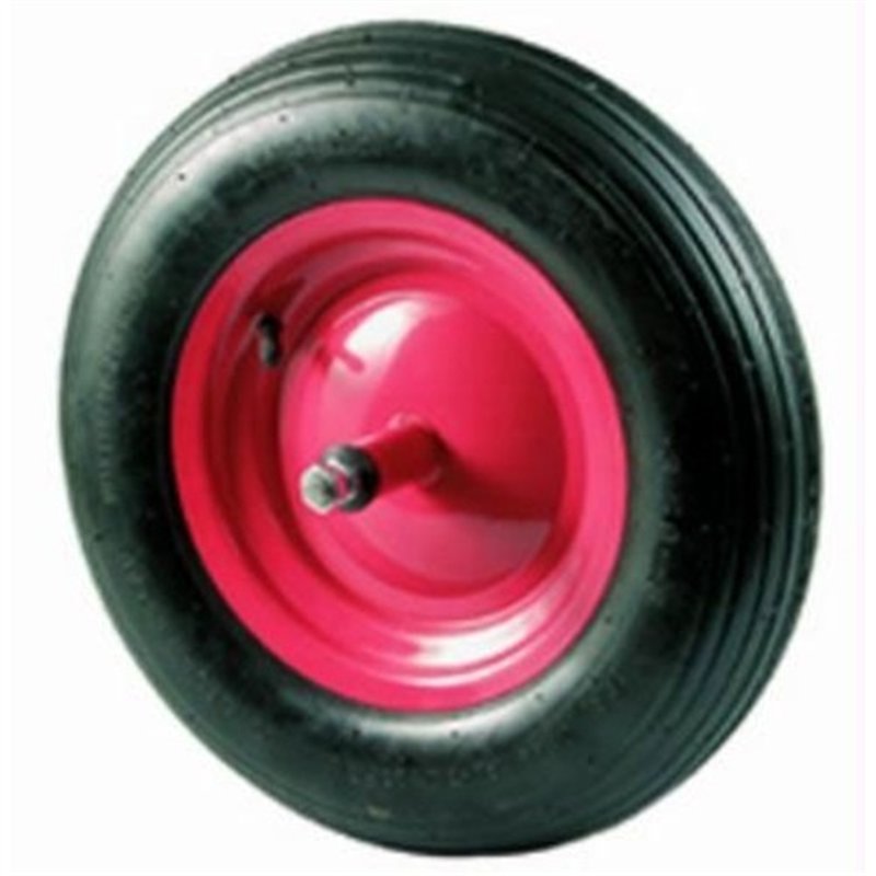 Wheel for hand wheelbarrow pin l 17 cm Pneumatic