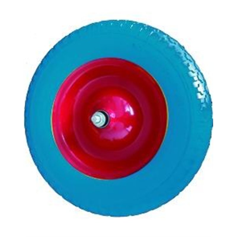Wheel for wheelbarrow by hand pin 21 cm puncture-proof
