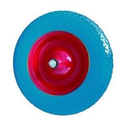 Wheel for wheelbarrow by hand pin 17 cm puncture-proof