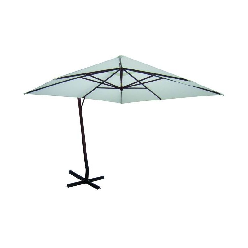 Square umbrella 300x300cm VIGOR with arm