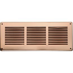 Rectangular copper ventilation grille 340X140