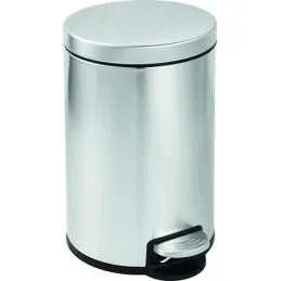 Stainless steel poubelle pedal bin lt.12