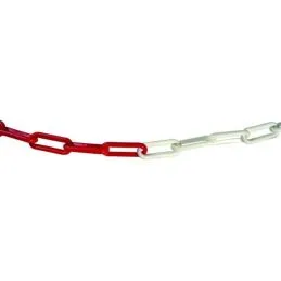 Two-tone white/red plastic chain 8X29X49 (mt.25)