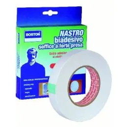 Nastro biadesivo 19x5mt BOSTON SOFT spugnoso