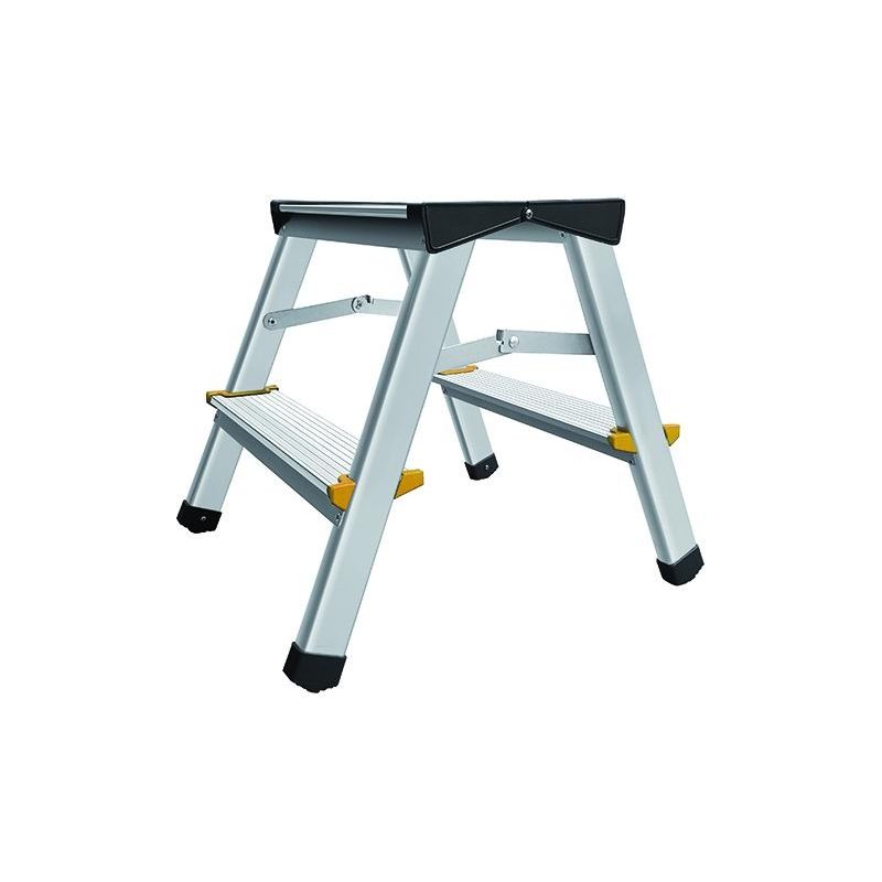 VIGOR KITTY double ascent aluminum stool 2+2 steps