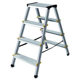 VIGOR KITTY double ascent aluminum stool 4+4 steps