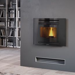 Pellet fireplace insert Montegrappa AZIMUT 9V Kw 9.3 ventilated