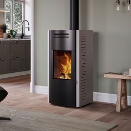 Ventilated wood stove Caminetti Montegrappa BAIA 10,0Kw 5 stars
