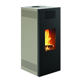 Stufa a legna Caminetti Montegrappa NOIR M L13V 13Kw 5 STELLE